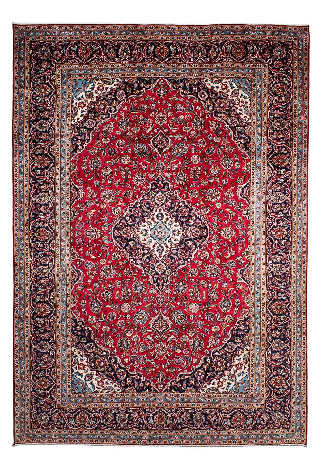 Perser Rug - Keshan - 354 x 253 cm - dark red