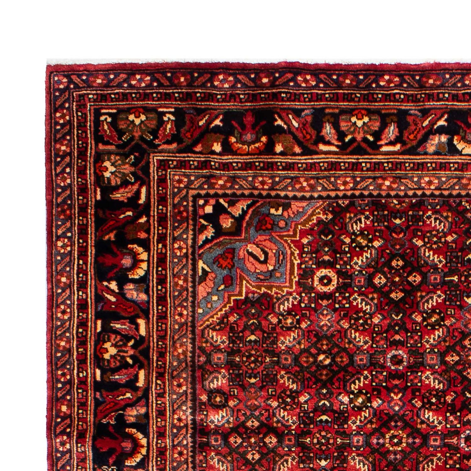 Alfombra persa - Nómada - 299 x 214 cm - rojo oscuro