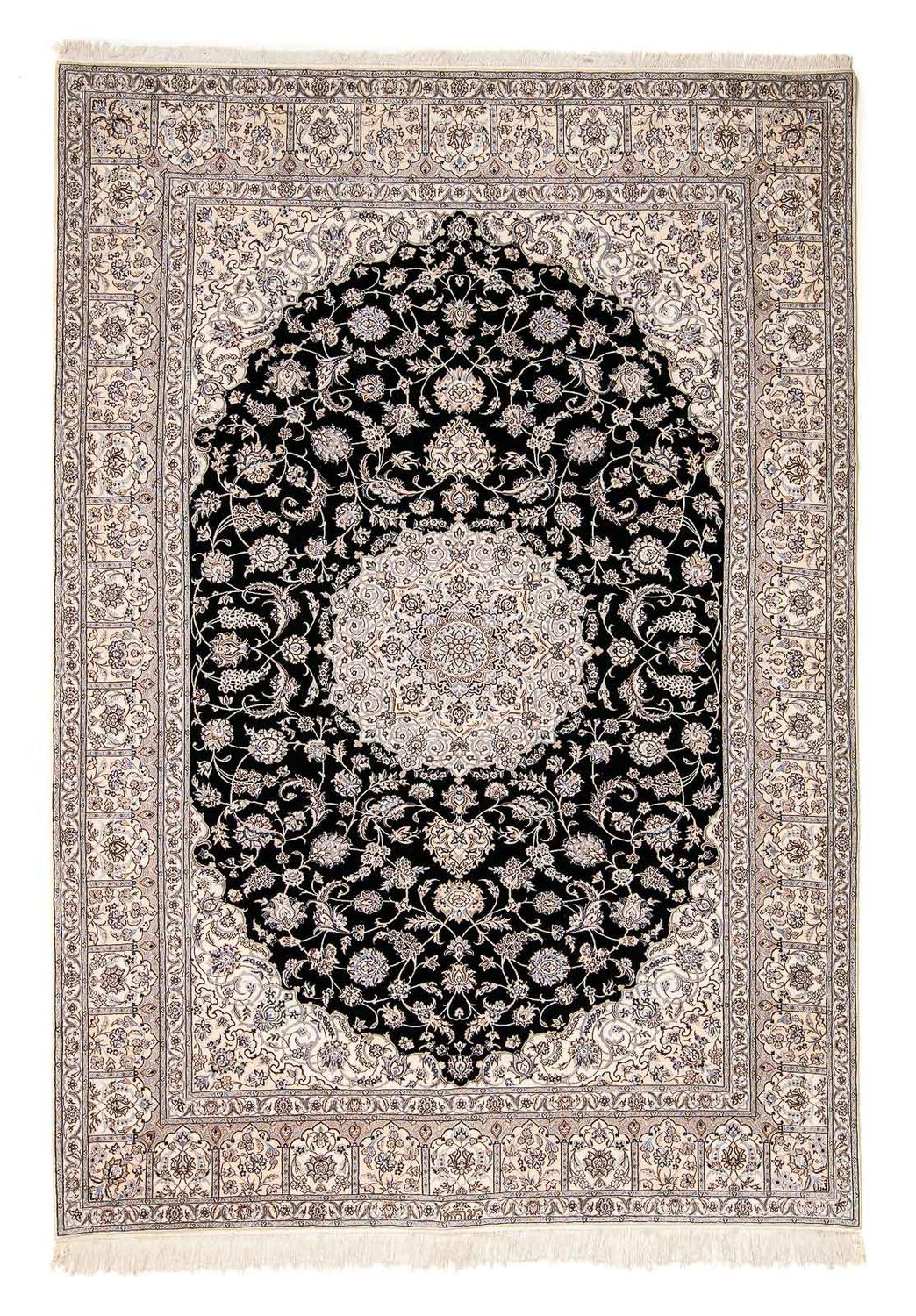 Tapis persan - Nain - Premium - 304 x 215 cm - bleu foncé