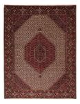 Tapis persan - Bidjar - 262 x 205 cm - rouge foncé