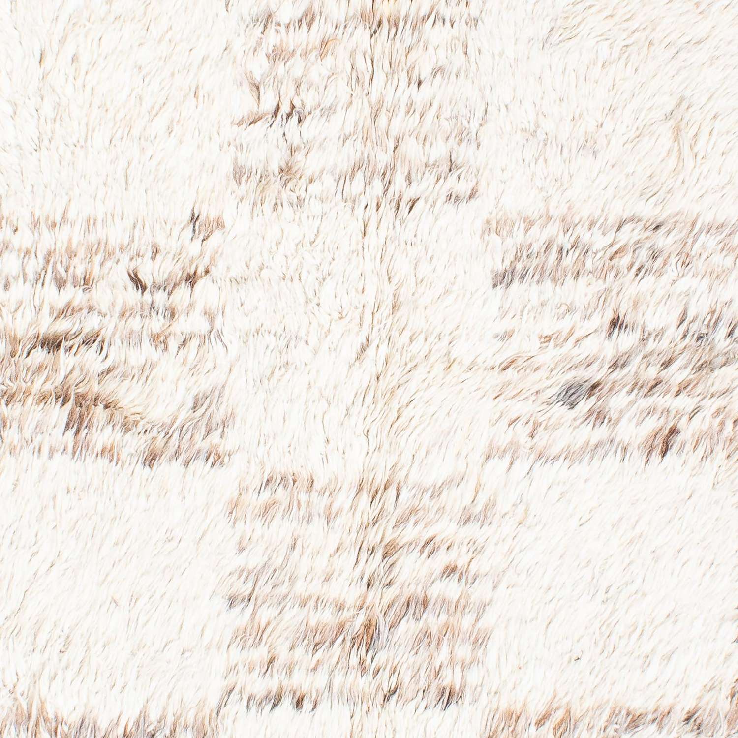 Tapis à poils longs - 243 x 172 cm - beige