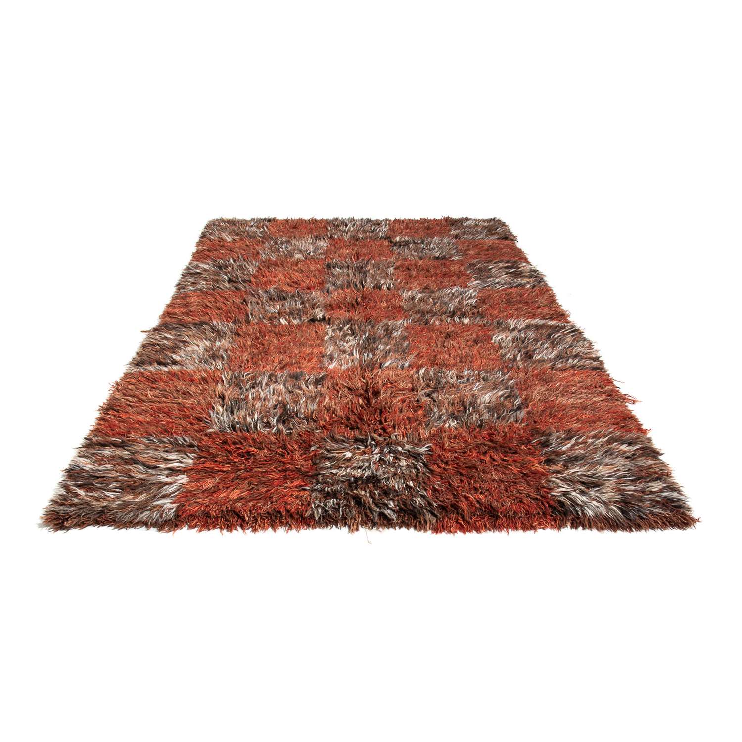Hoogpolig tapijt - 255 x 173 cm - veelkleurig