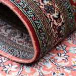 Runner Hedvábný koberec - Kašmírské hedvábí - 179 x 64 cm - tmavě červená