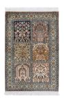 Silk Rug - Kashmir Silk - 95 x 64 cm - multicolored