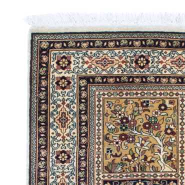 Zijden tapijt - Kashmir Silk - 100 x 74 cm - veelkleurig