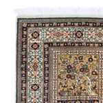 Tapis en soie - Soie du Cachemire - 100 x 74 cm - multicolore