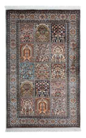 Silk Rug - Kashmir Silk - 152 x 96 cm - multicolored