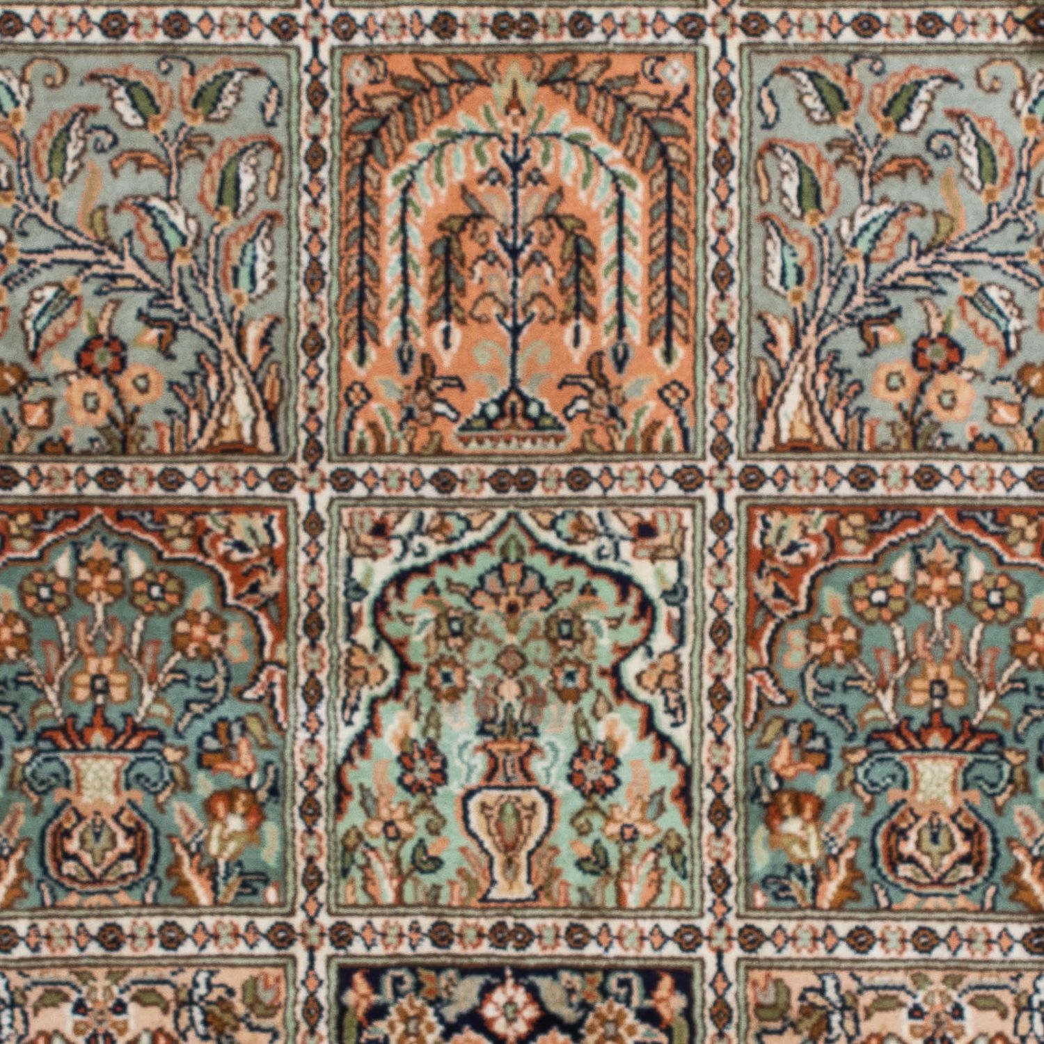 Silk Rug - Kashmir Silk - 150 x 92 cm - multicolored