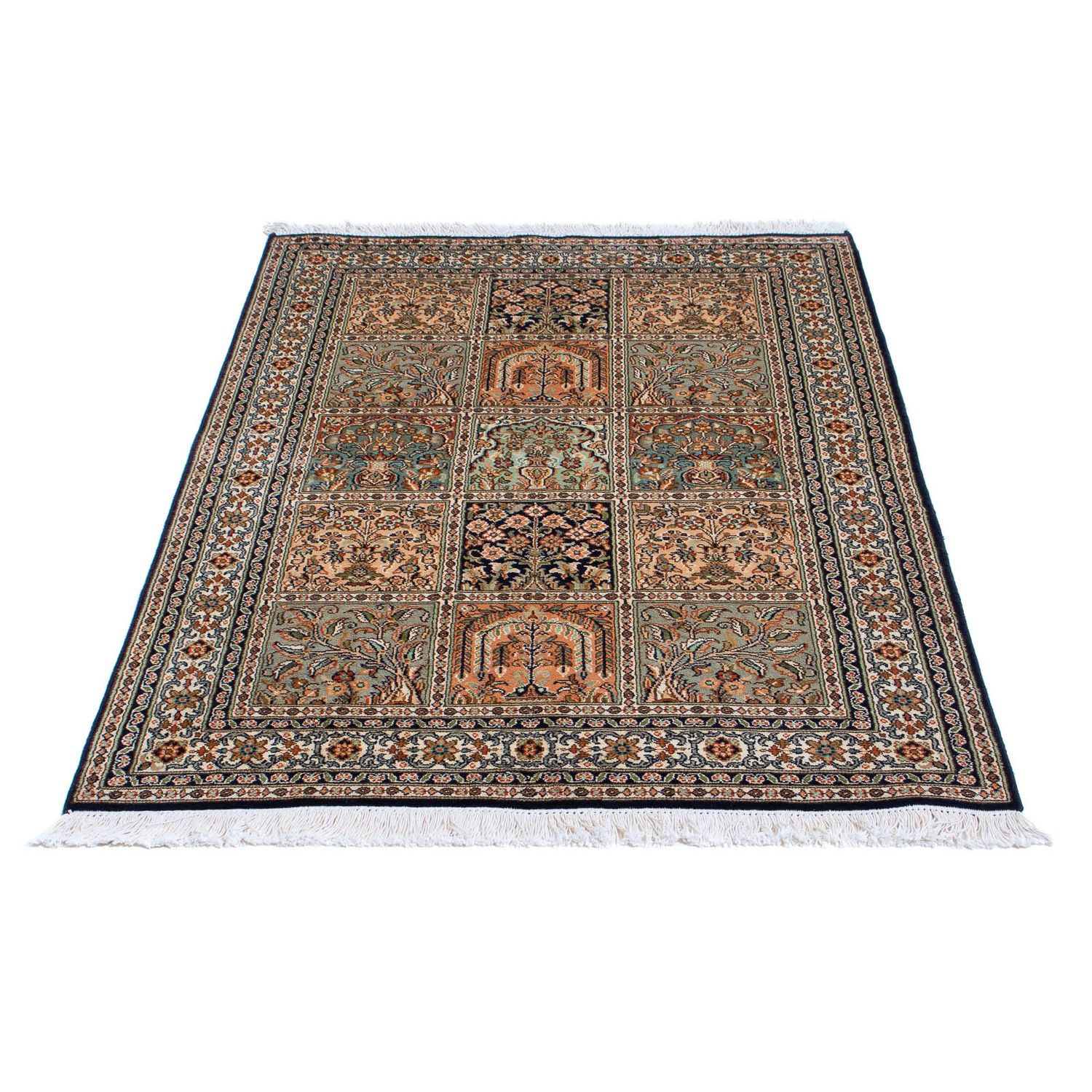 Silk Rug - Kashmir Silk - 150 x 92 cm - multicolored