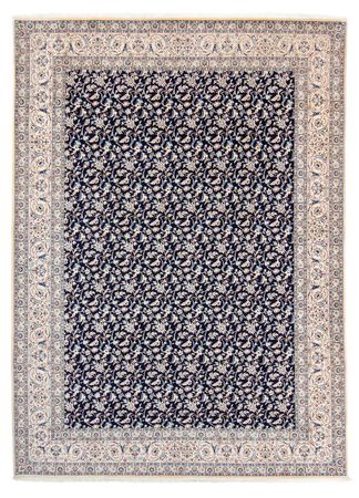 Tapis persan - Nain - Premium - 351 x 253 cm - bleu foncé