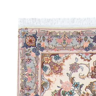 Loper Perzisch tapijt - Tabriz - Royal - 356 x 90 cm - beige