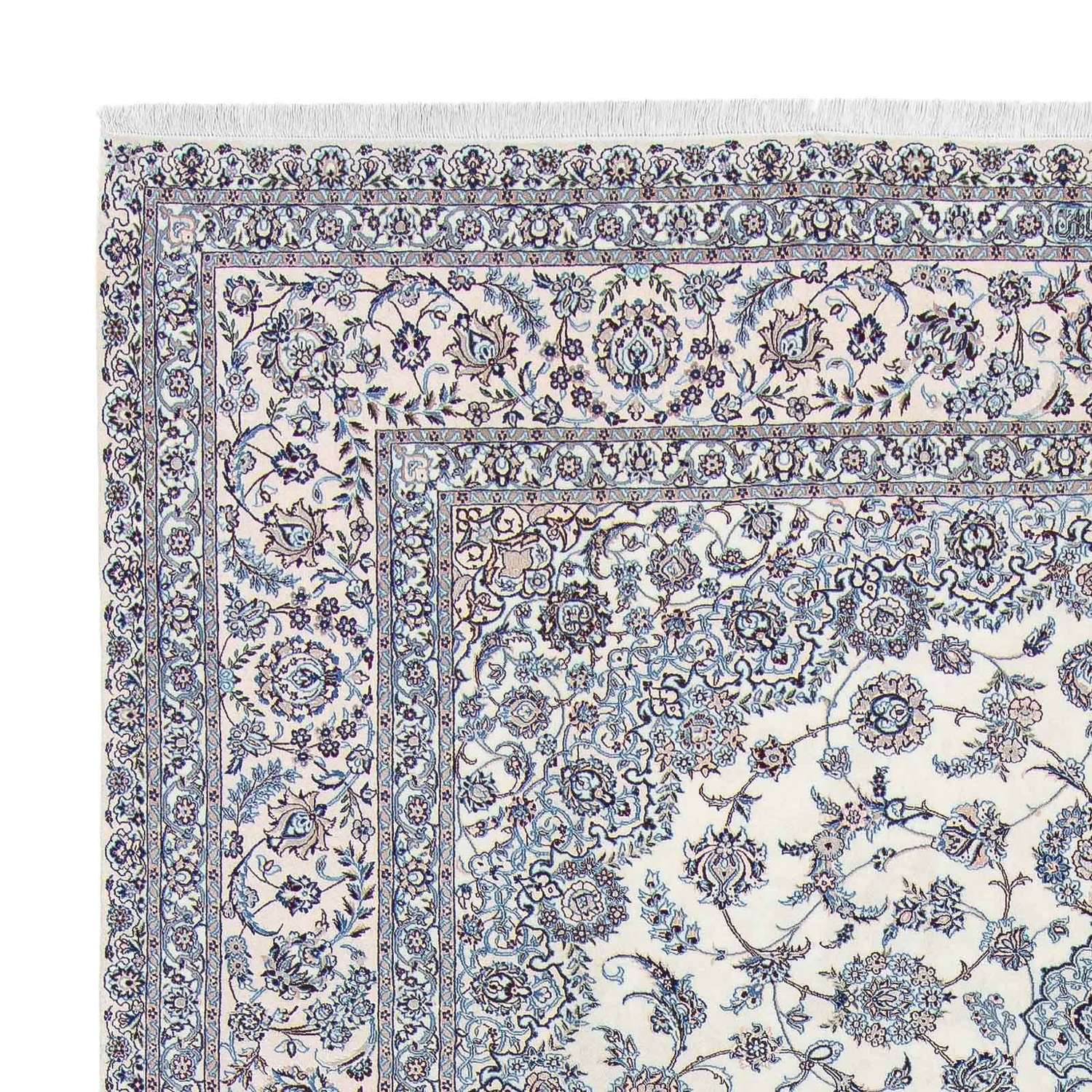 Persisk tæppe - Nain - Premium - 358 x 248 cm - beige