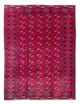Turkaman tapijt - 300 x 228 cm - donkerrood