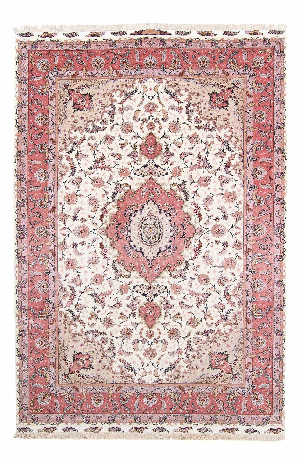 Perzisch tapijt - Tabriz - Royal - 320 x 200 cm - beige