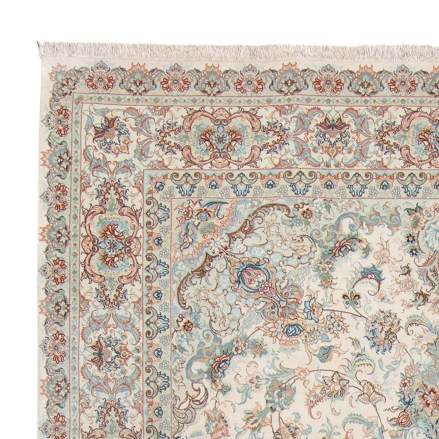 Perzisch tapijt - Tabriz - Royal - 362 x 251 cm - beige