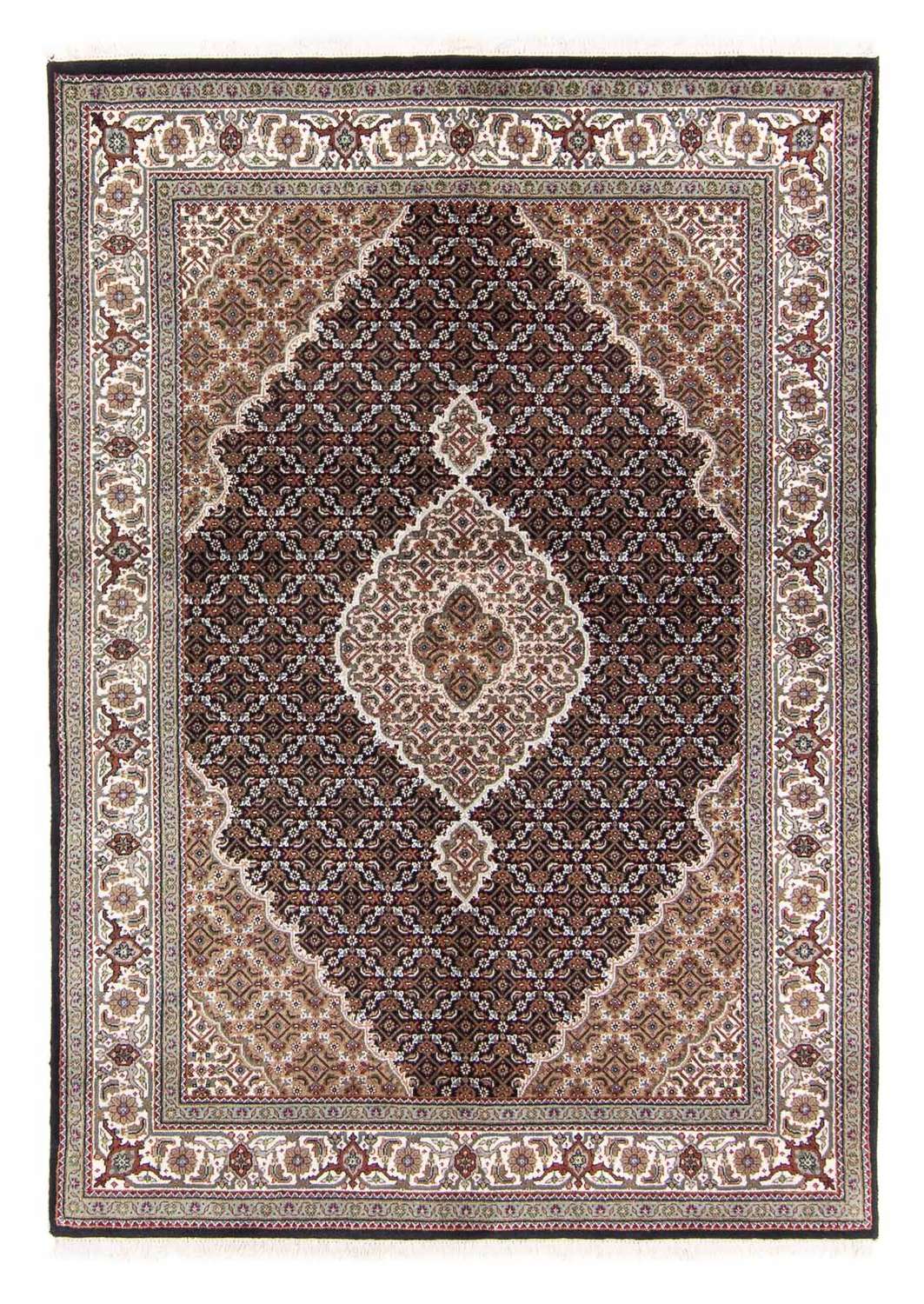 Dywan perski - Tabriz - 202 x 138 cm - ciemnoniebieski