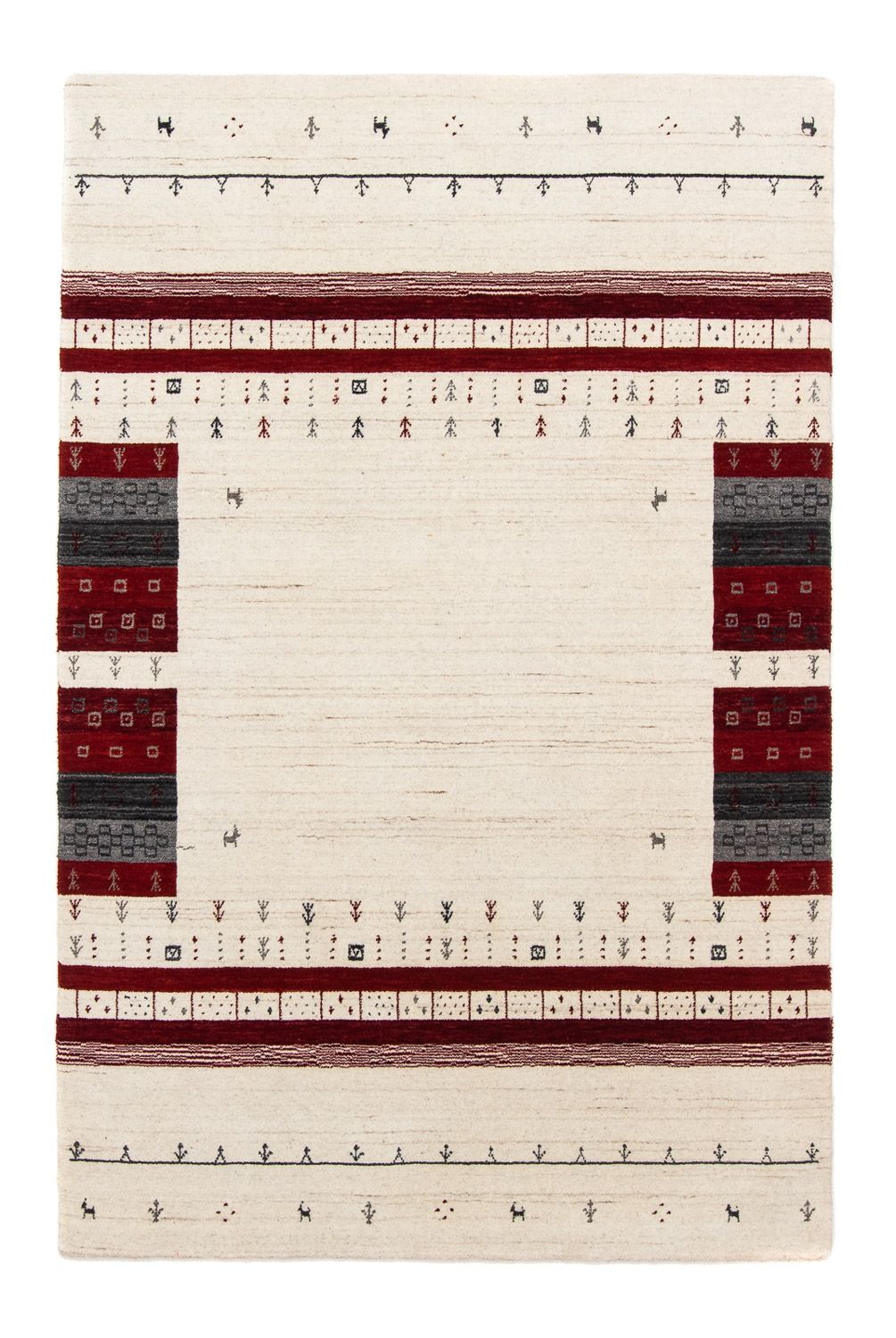 Gabbeh Rug - Loribaft Perser - 200 x 138 cm - beige