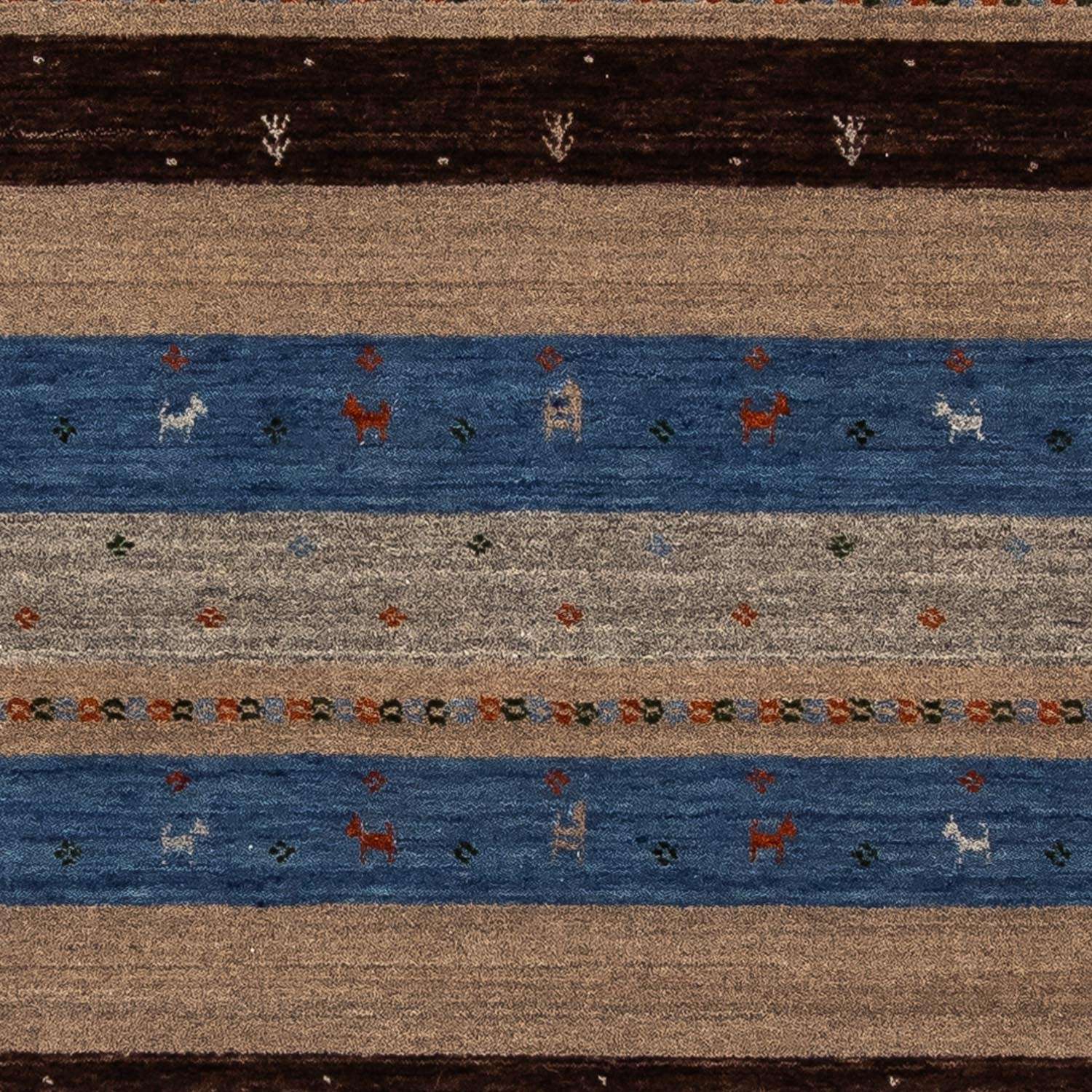 Gabbeh-matta - Loribaft Persian - 204 x 142 cm - mörkblå
