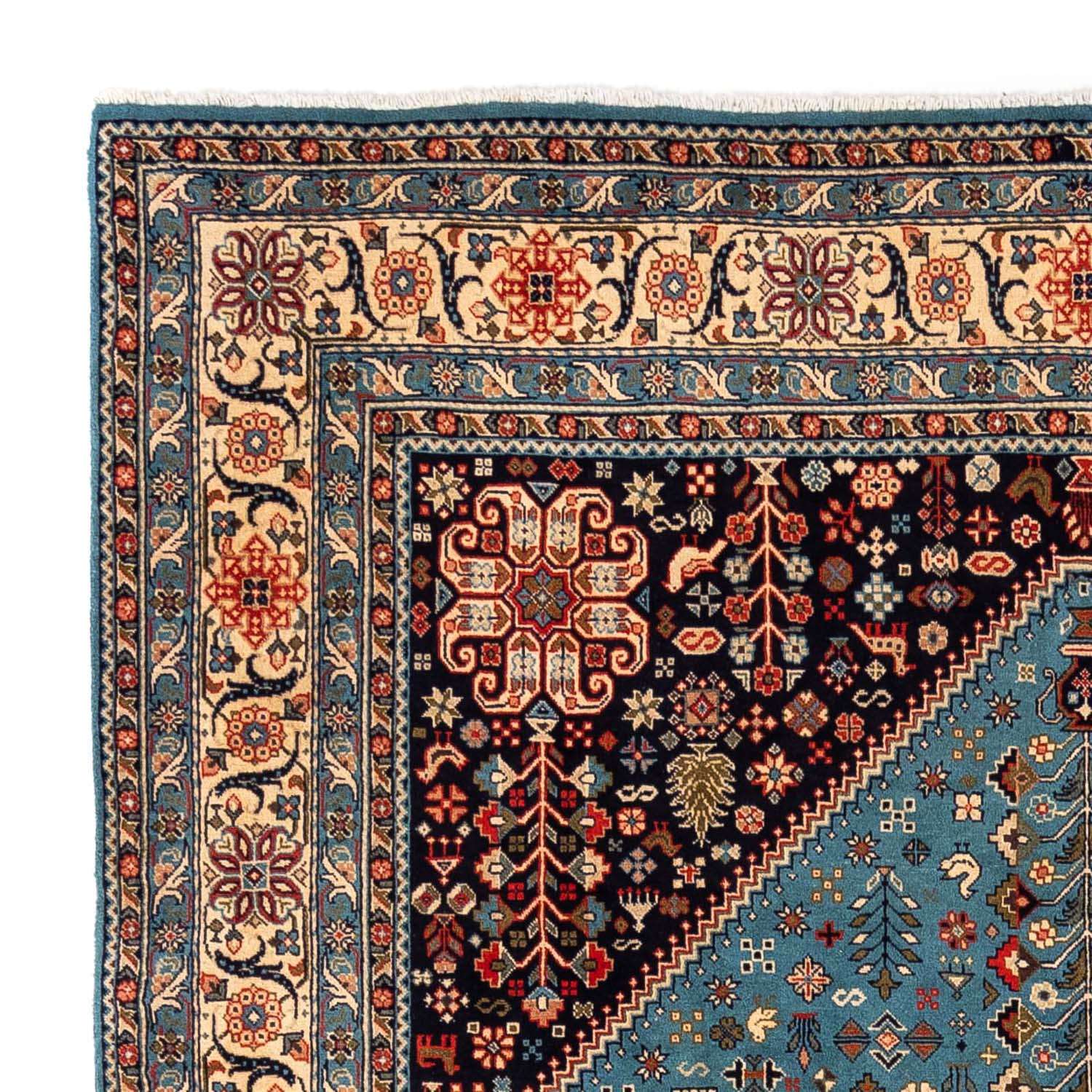 Perzisch Tapijt - Nomadisch vierkant  - 214 x 200 cm - blauw