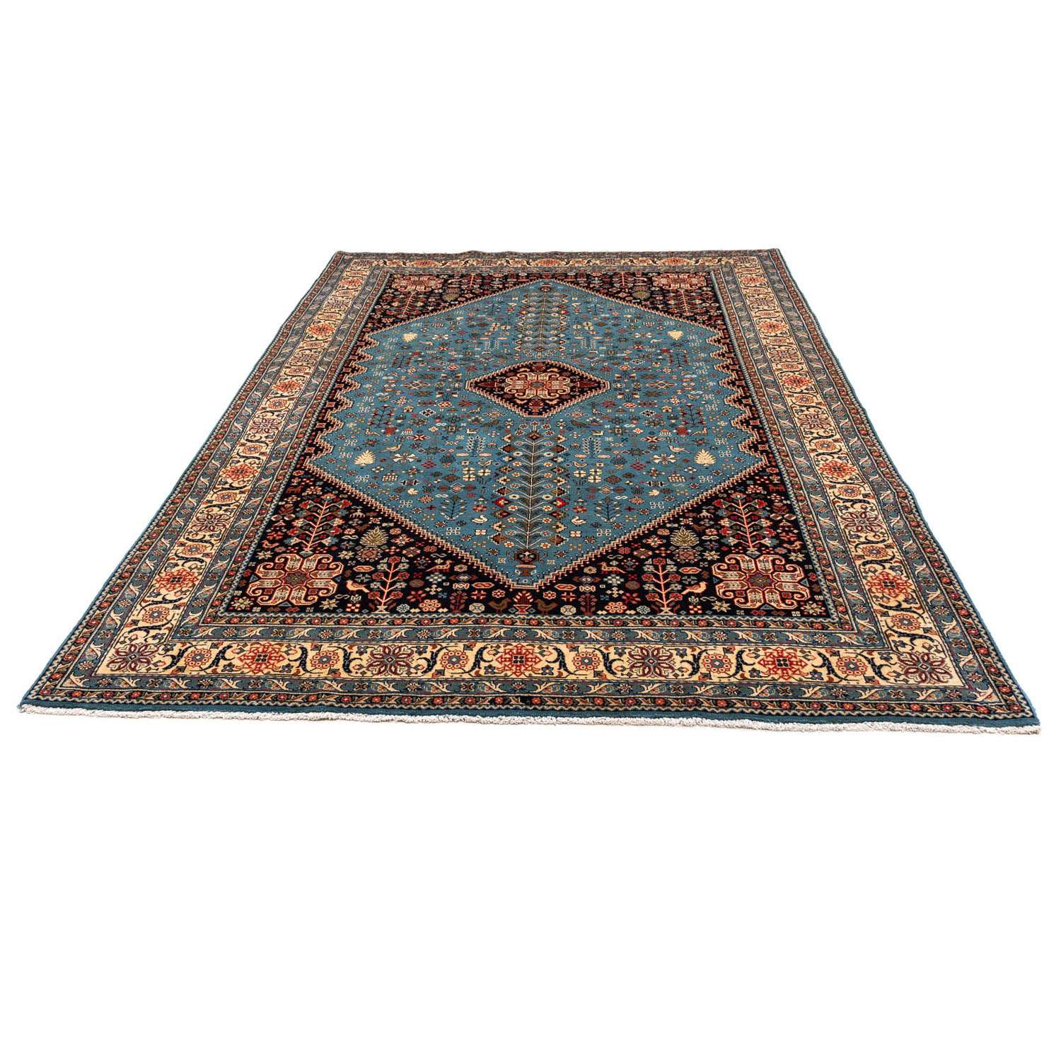 Persisk matta - Nomadic kvadrat  - 214 x 200 cm - blå