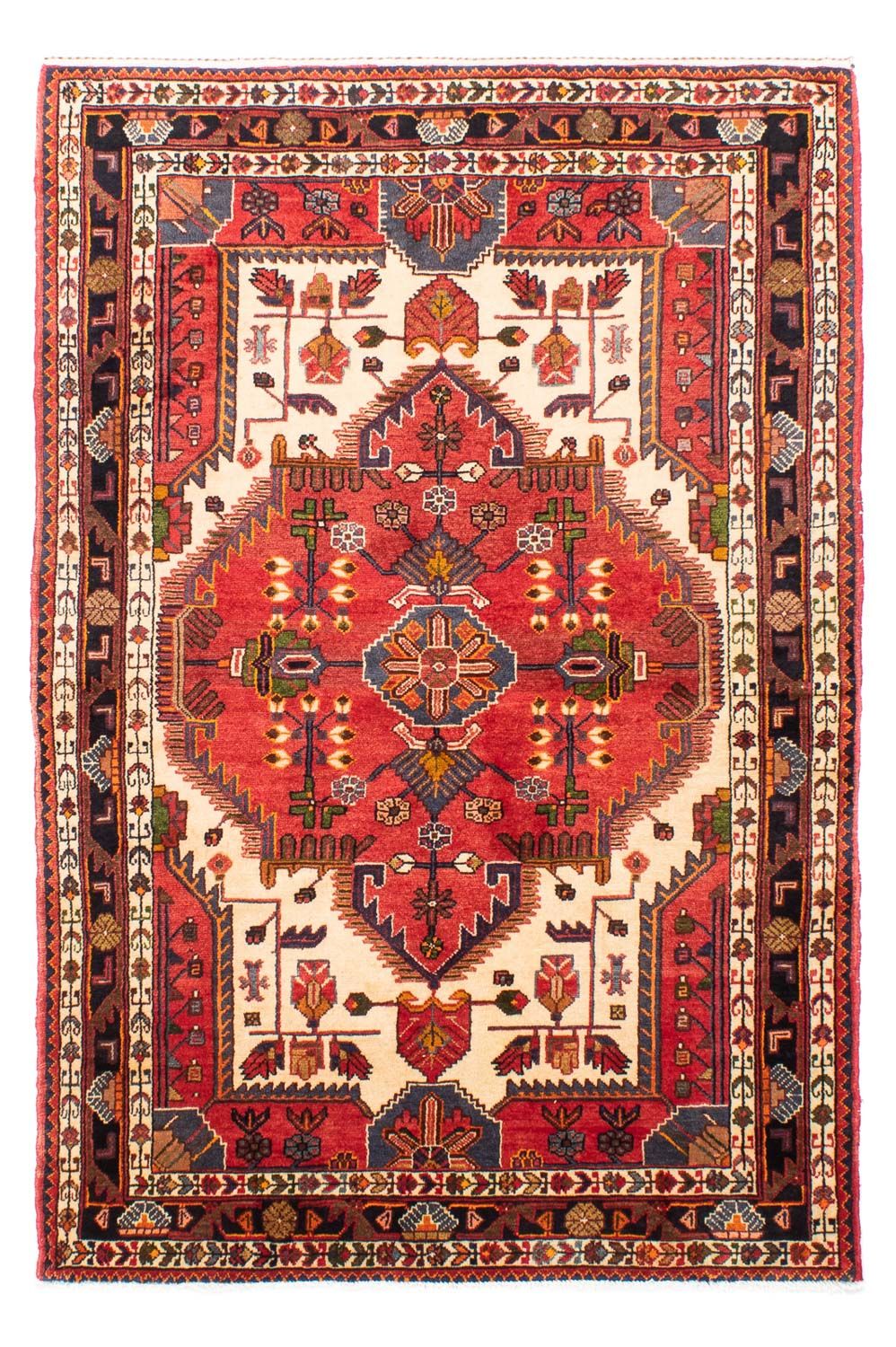 Alfombra persa - Nómada - 205 x 142 cm - rojo