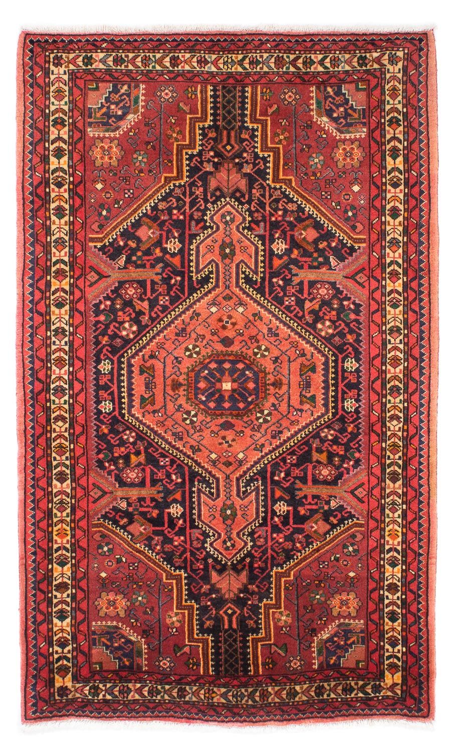 Alfombra persa - Nómada - 165 x 100 cm - rojo claro