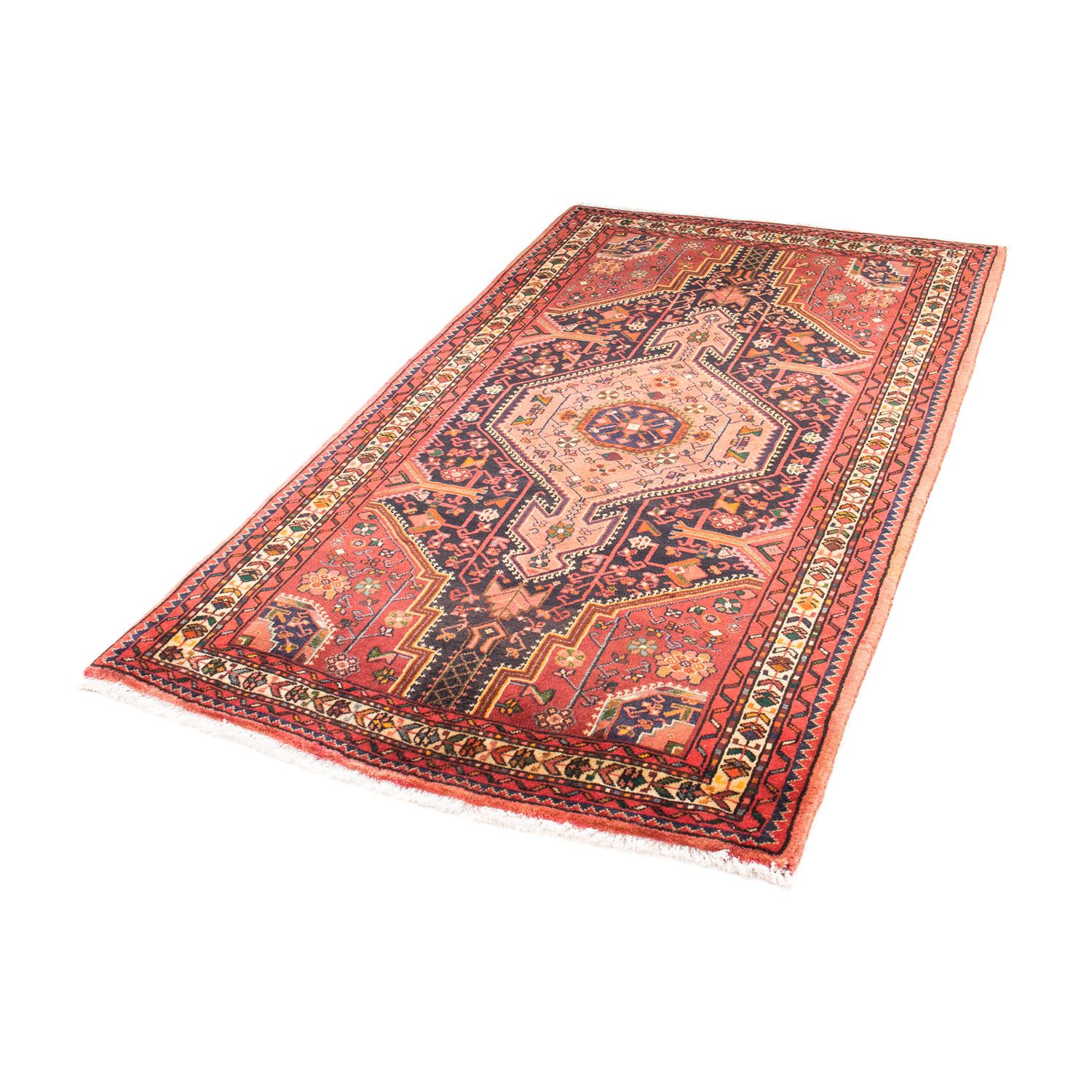 Tapis persan - Nomadic - 165 x 100 cm - rouge clair