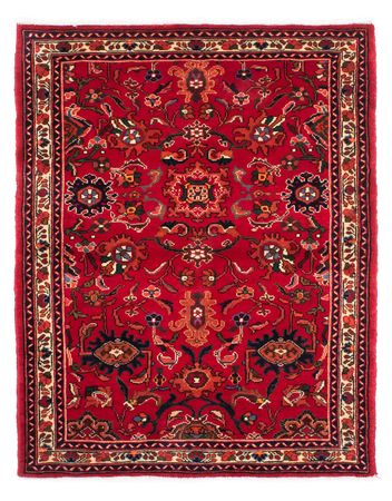 Alfombra persa - Nómada - 160 x 112 cm - rojo oscuro