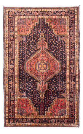 Tapis persan - Nomadic - 216 x 135 cm - bleu foncé