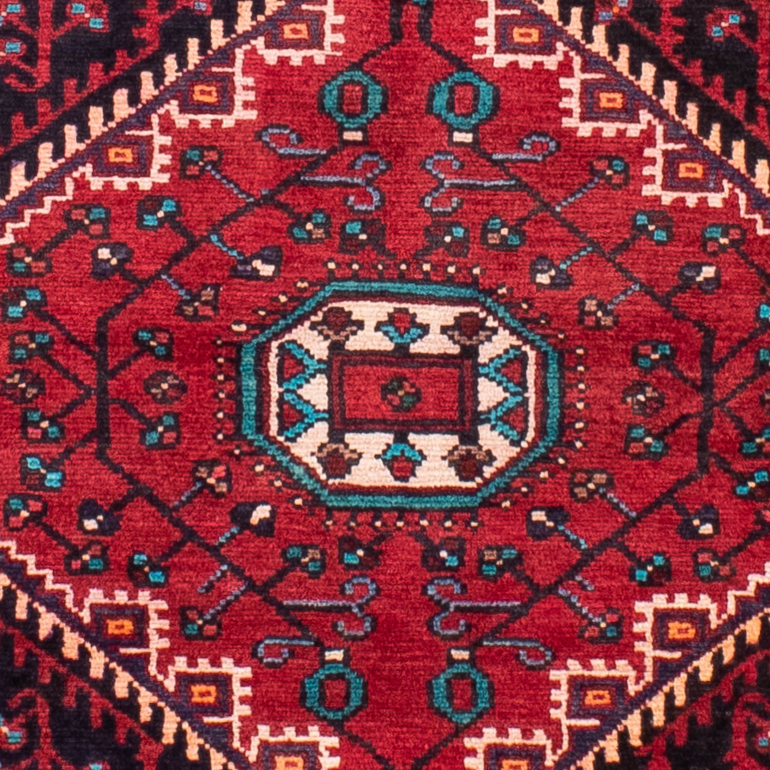 Perser Rug - Nomadic - 227 x 140 cm - red