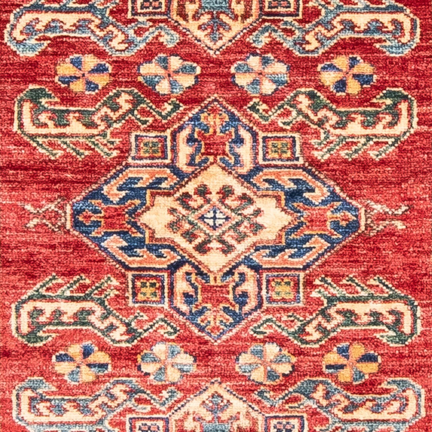 Biegacz Dywan Ziegler - Kazak - 242 x 70 cm - czerwony