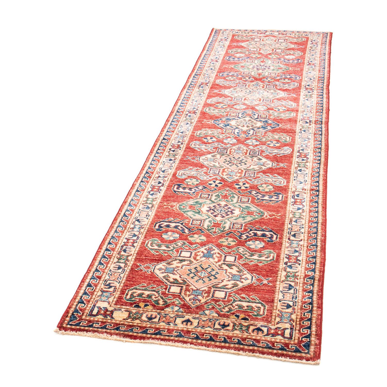 Runner Ziegler Carpet - Kazak - 242 x 70 cm - röd