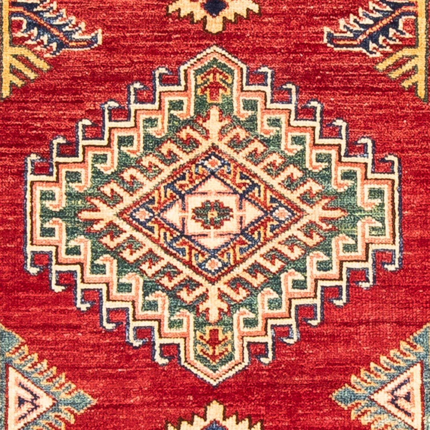 Corredor Tapete Ziegler - Kazak - 232 x 78 cm - vermelho