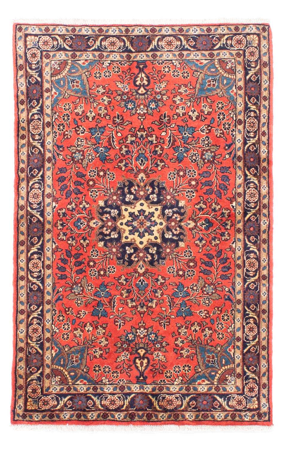 Alfombra persa - Nómada - 150 x 100 cm - rojo