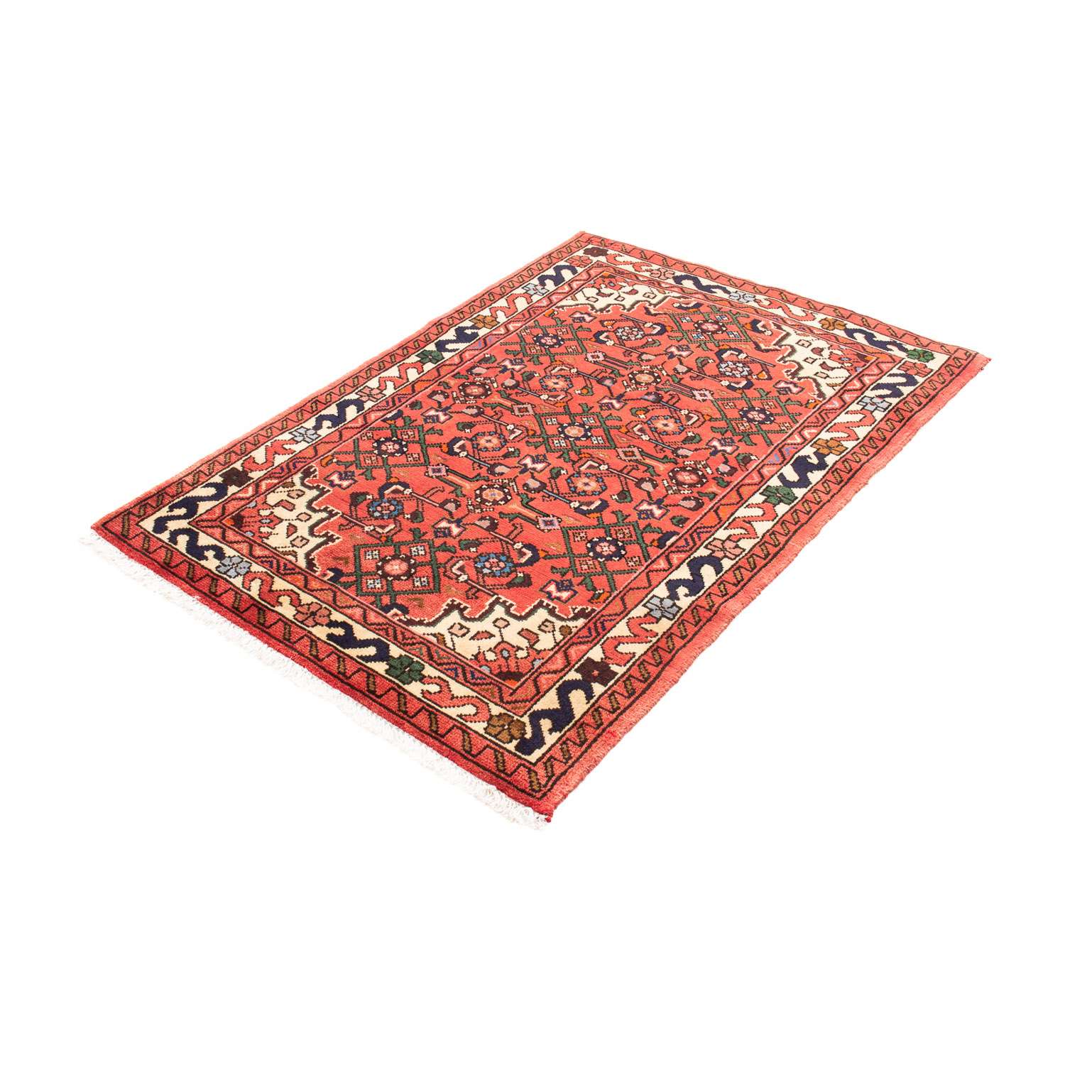 Tapis persan - Nomadic - 144 x 100 cm - rouge