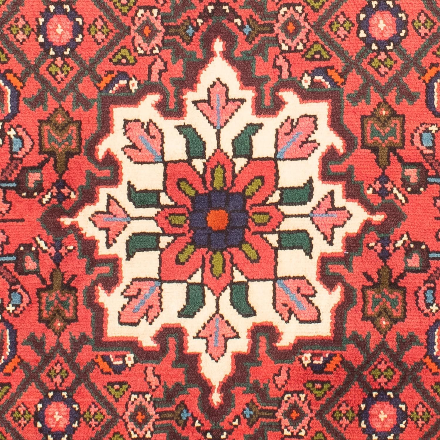 Alfombra persa - Nómada - 146 x 100 cm - rojo