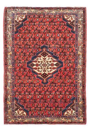 Tapis persan - Nomadic - 160 x 105 cm - rouge foncé