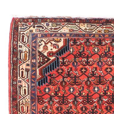 Tapis persan - Nomadic - 160 x 105 cm - rouge foncé