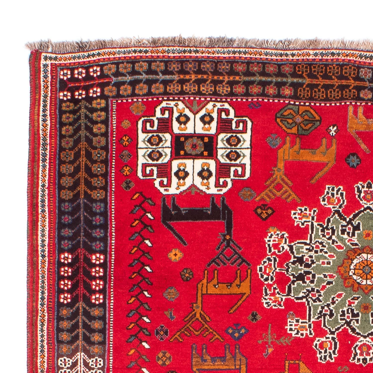 Perzisch Tapijt - Nomadisch - 222 x 155 cm - donkerrood