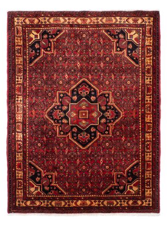 Alfombra persa - Nómada - 211 x 165 cm - rojo oscuro