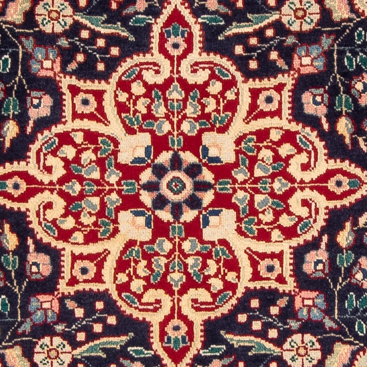 Alfombra persa - Tabriz - 132 x 85 cm - azul oscuro