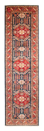 Loper Ziegler Tapijt - Kazak - 258 x 74 cm - donkerblauw