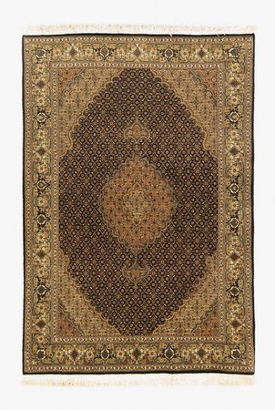 Tapis persan - Tabriz - Royal - 153 x 105 cm - bleu foncé