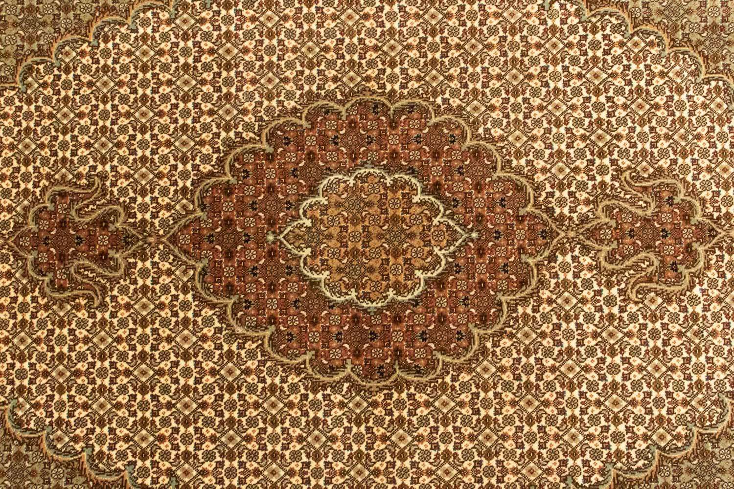Perský koberec - Tabríz - Královský - 148 x 102 cm - béžová