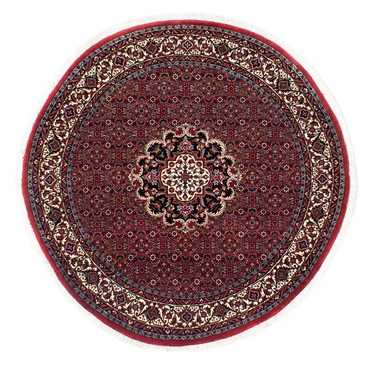 Perzisch tapijt - Bijar rond  - 150 x 150 cm - donkerrood