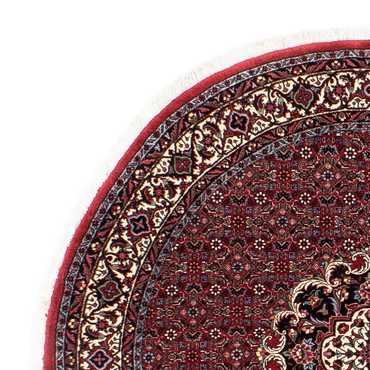 Tapis persan - Bidjar ronde  - 150 x 150 cm - rouge foncé