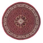 Tapis persan - Bidjar ronde  - 155 x 155 cm - rouge foncé