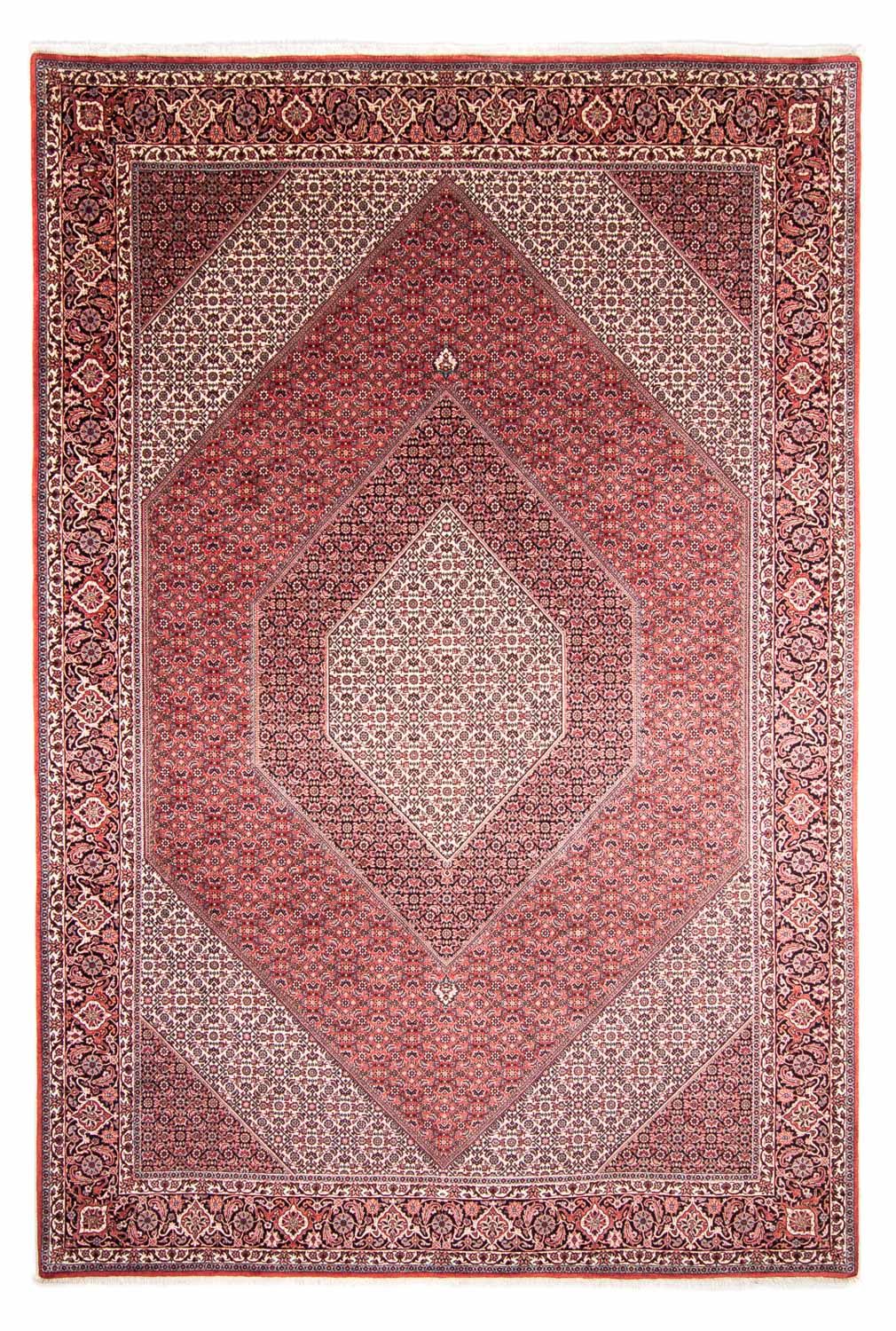 Tapete Persa - Bijar - 355 x 248 cm - vermelho claro