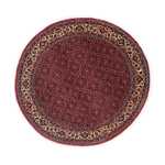 Perský koberec - Bijar kulatý  - 155 x 155 cm - tmavě červená