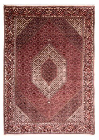 Perzisch tapijt - Bijar - 344 x 254 cm - licht rood